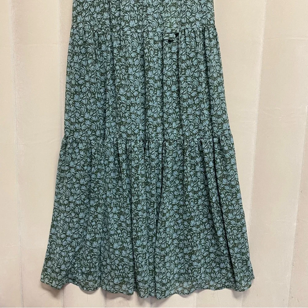 Gal Meets Glam Women’s Roberta Dress Size 2 Ruffled Maxi Cottagecore Prairie